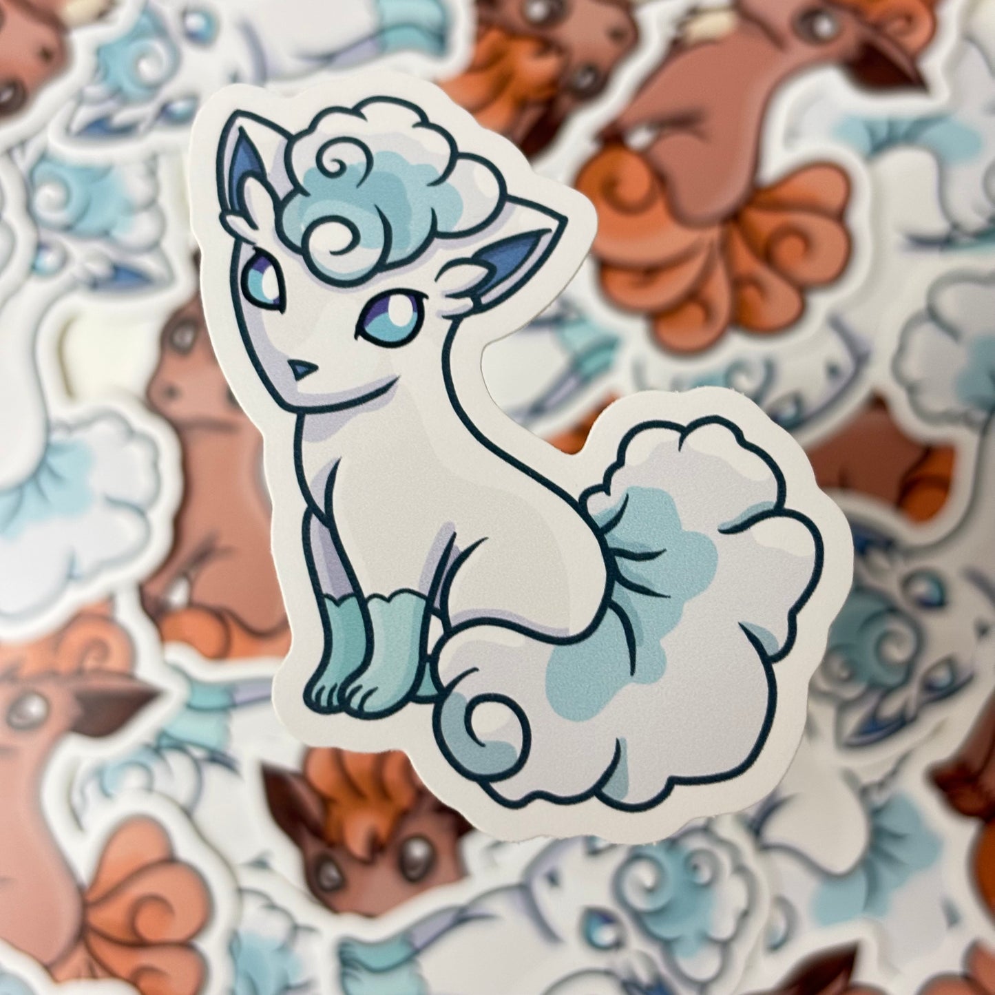 Five Tail Fox Vinyl Stickers