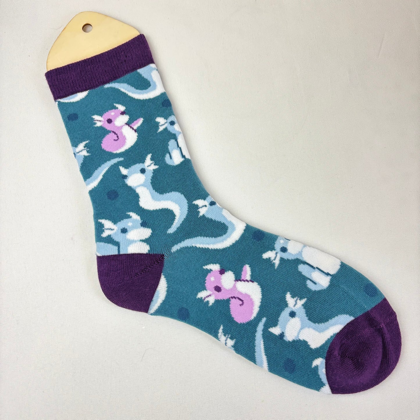 Wiggly Dragon Crew Socks