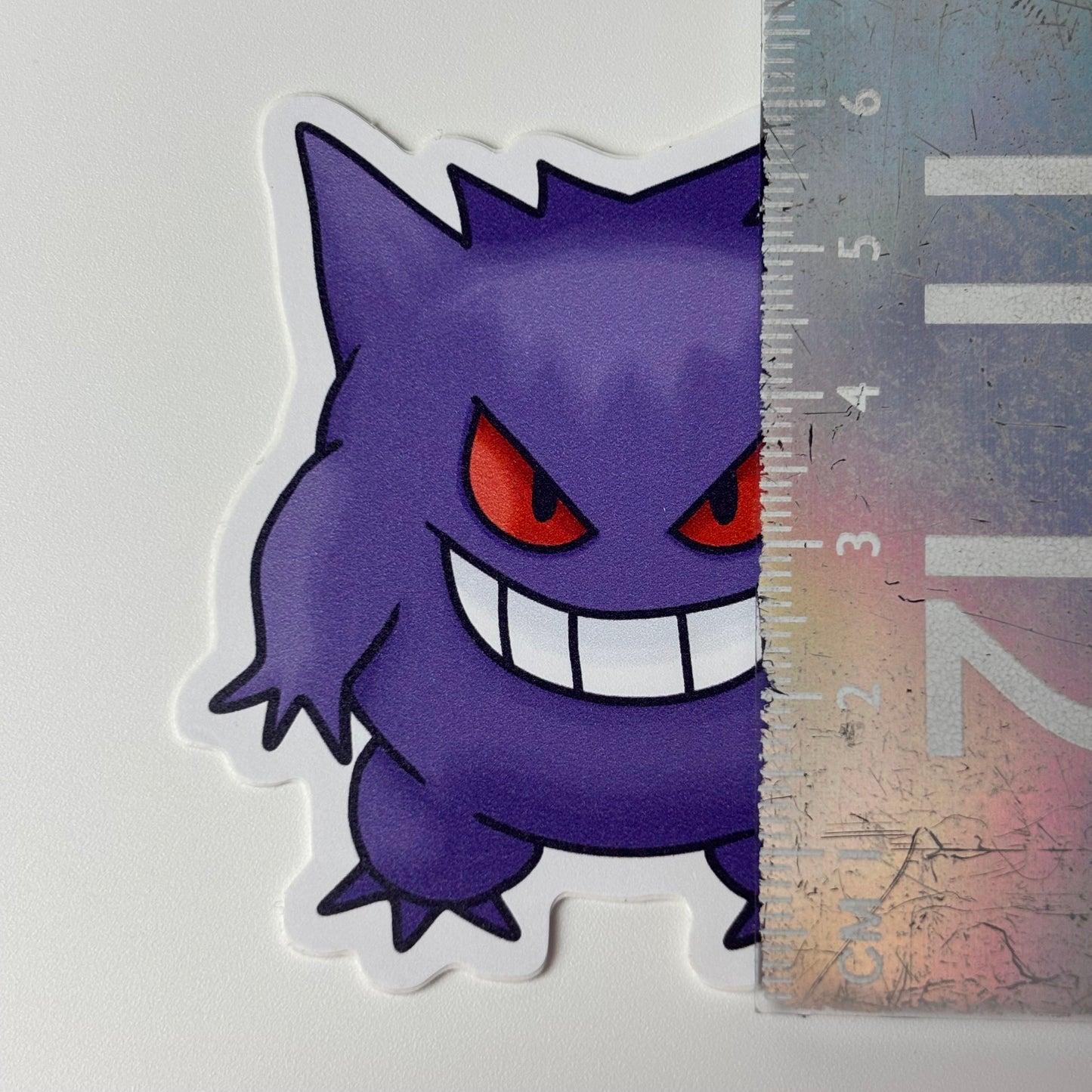 Purple Ghost Matt Vinyl Sticker