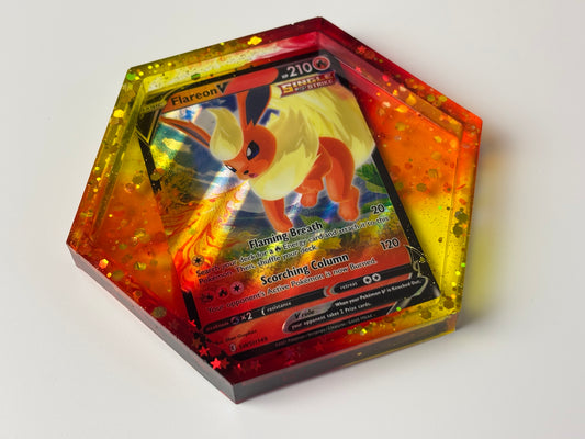 Flareon Trading Card Drinks Coaster