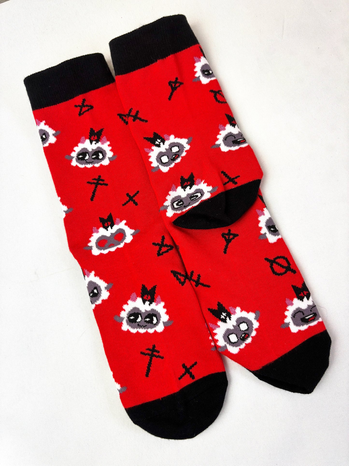 Lamb Crew Socks - One Size