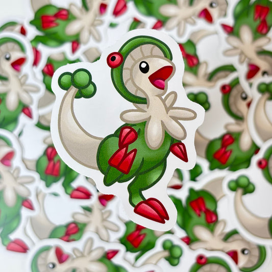 Mushroom Dino Vinyl Sticker