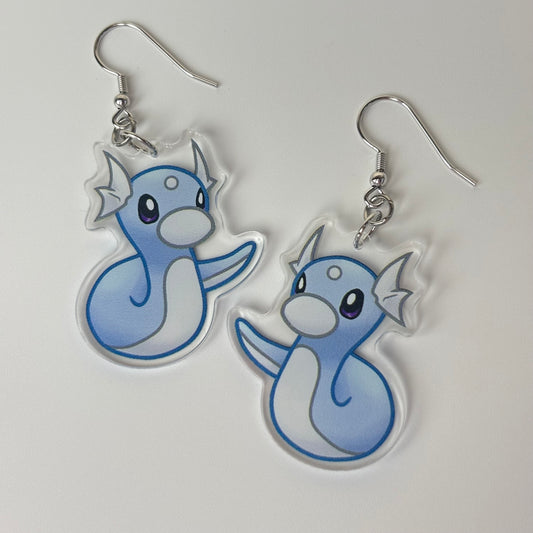 Wiggly Dragon Earrings