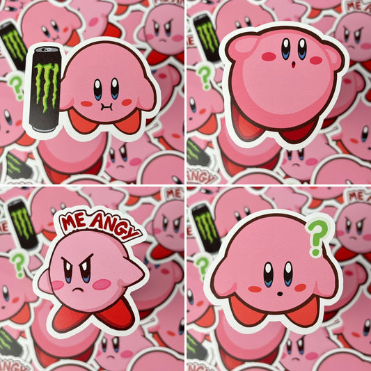Pink Friend Matte Vinyl Stickers