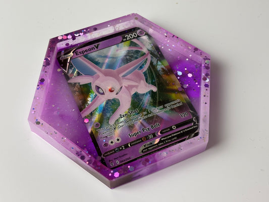 Espeon Trading Card Drinks Coaster