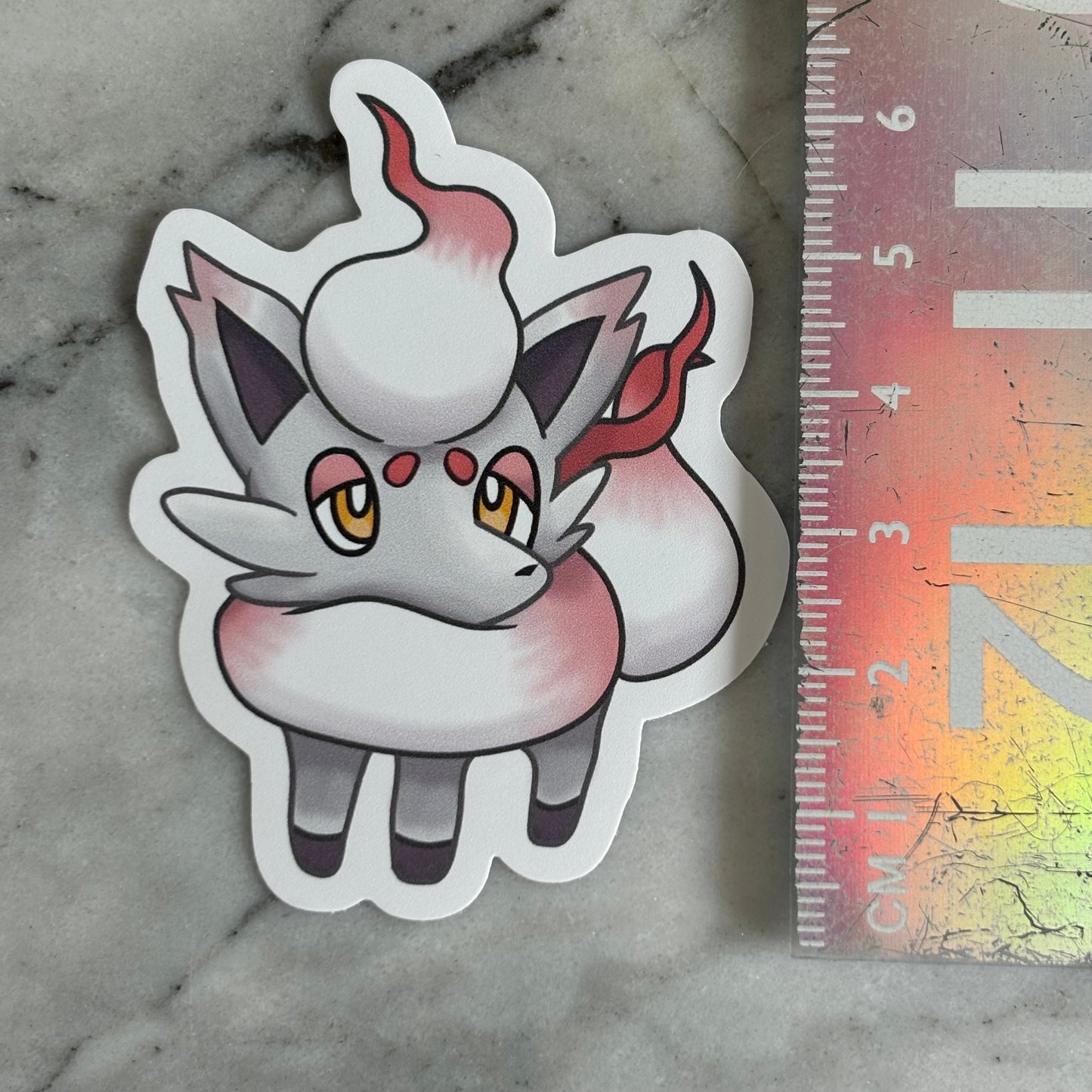 Spooky Fox Vinyl Stickers