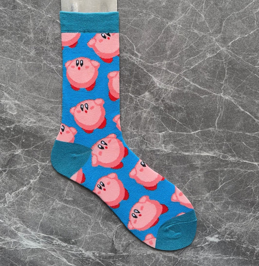 PREORDER Pink Blob Crew Socks