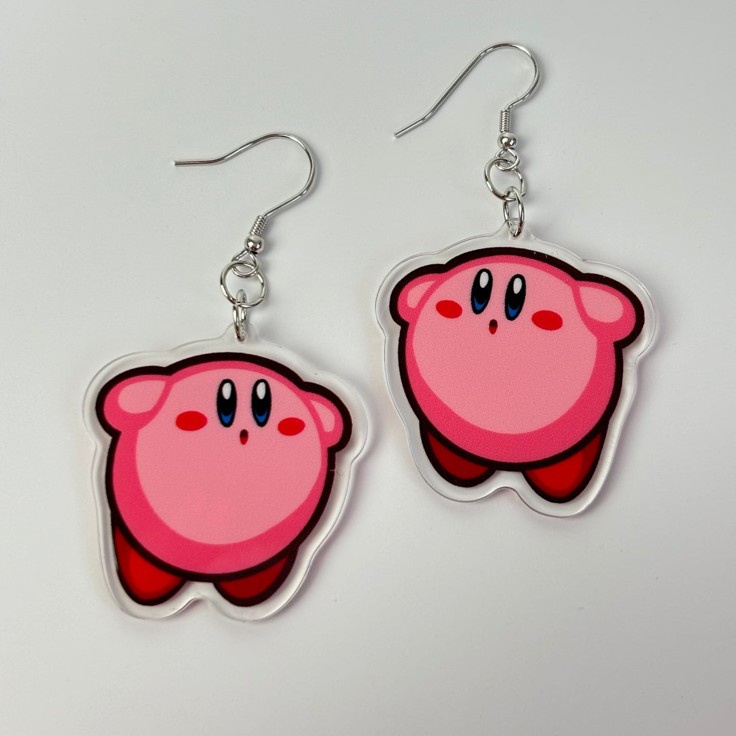 Pink Fighter Drop Earrings