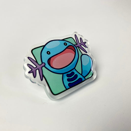 Axolotl Acrylic Pin