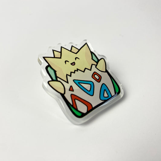 Baby Egg Acrylic Pin