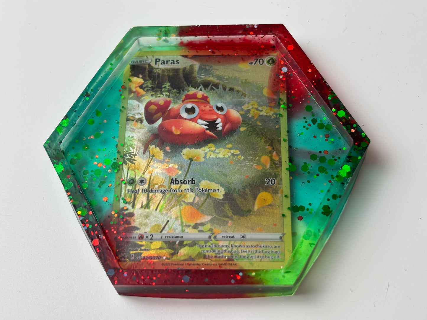 Paras Trading Card Drinks Coaster