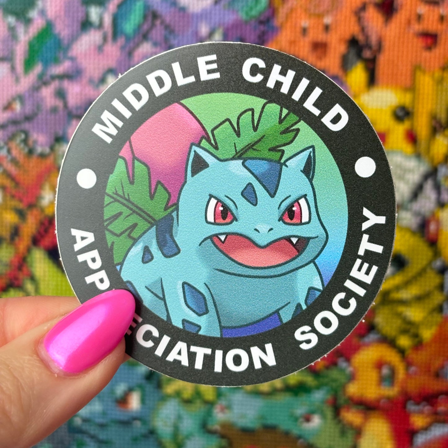 Middle Child Appreciation Society Vinyl Sticker