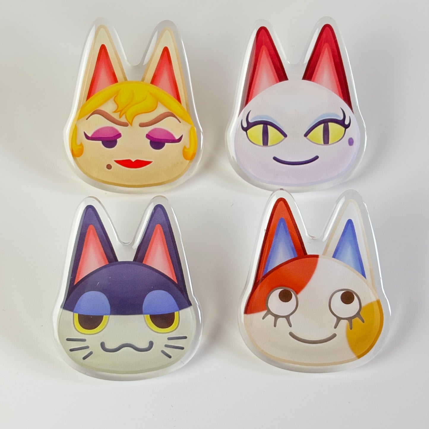 Cat Villager Acrylic Pins Blind Bag