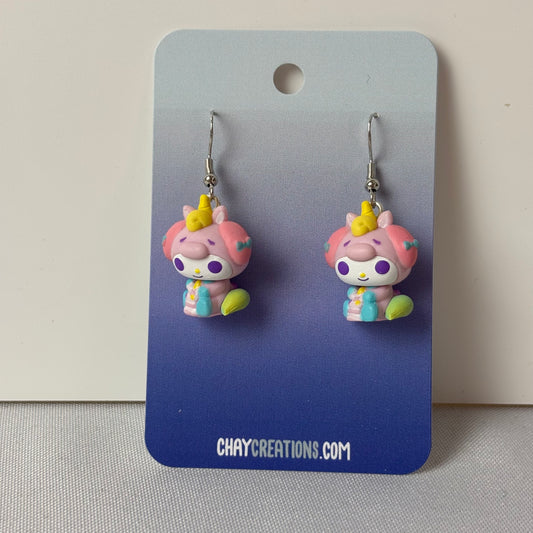 My Melody Unicorn Outfit Funko Pop Earrings