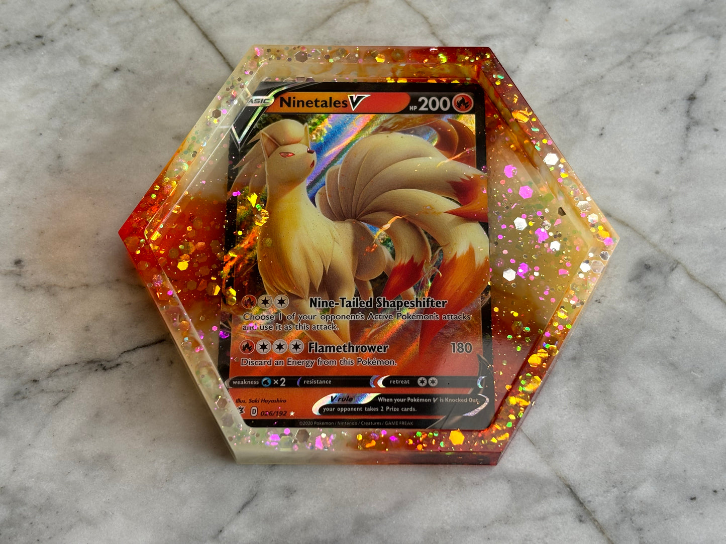 Ninetales Trading Card Drinks Coaster