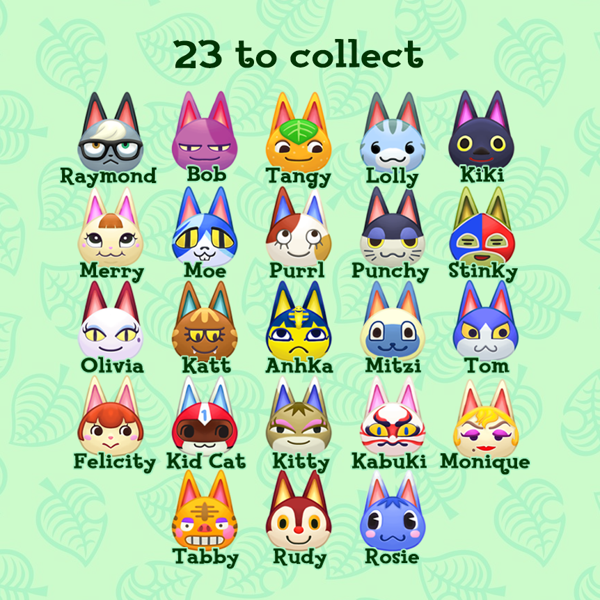 Cat Villager Acrylic Pins Blind Bag