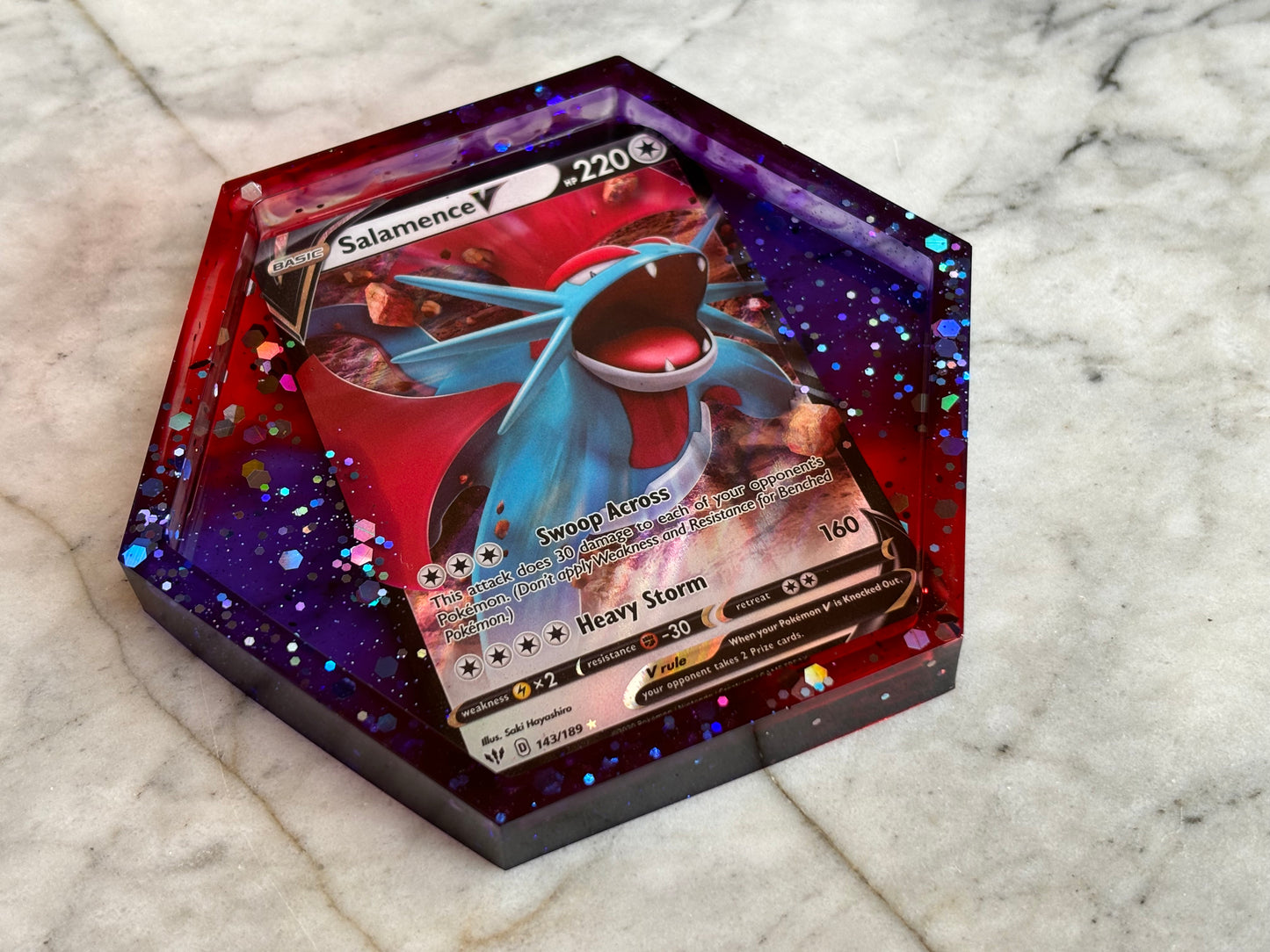 Salamence Trading Card Drinks Coaster