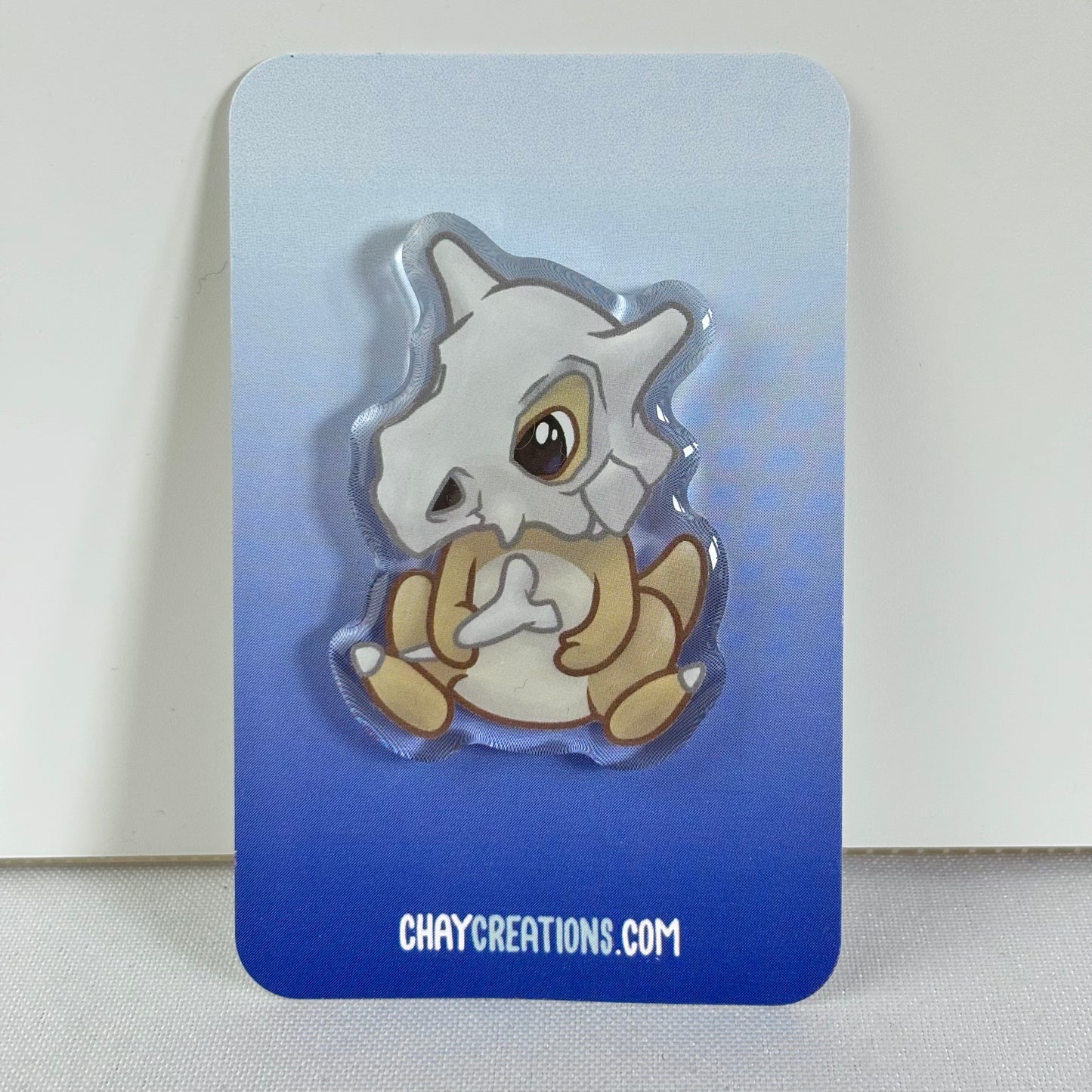 Skull Head Acrylic Pin