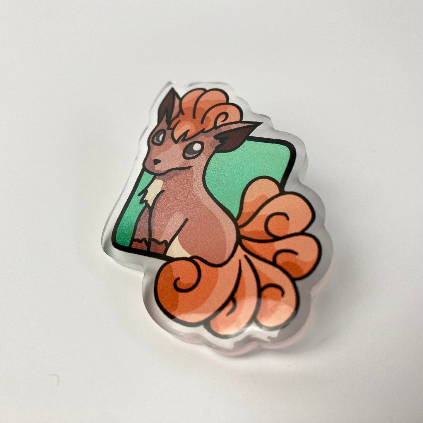 Five Tail Fox Acrylic Pin