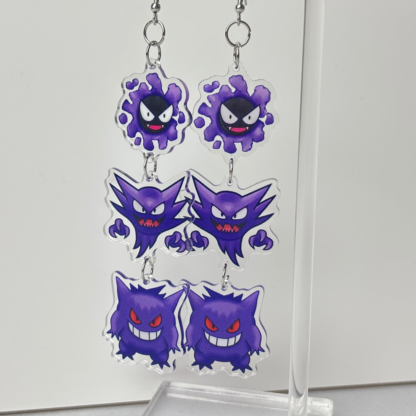 Ghost Trio Drop Earrings