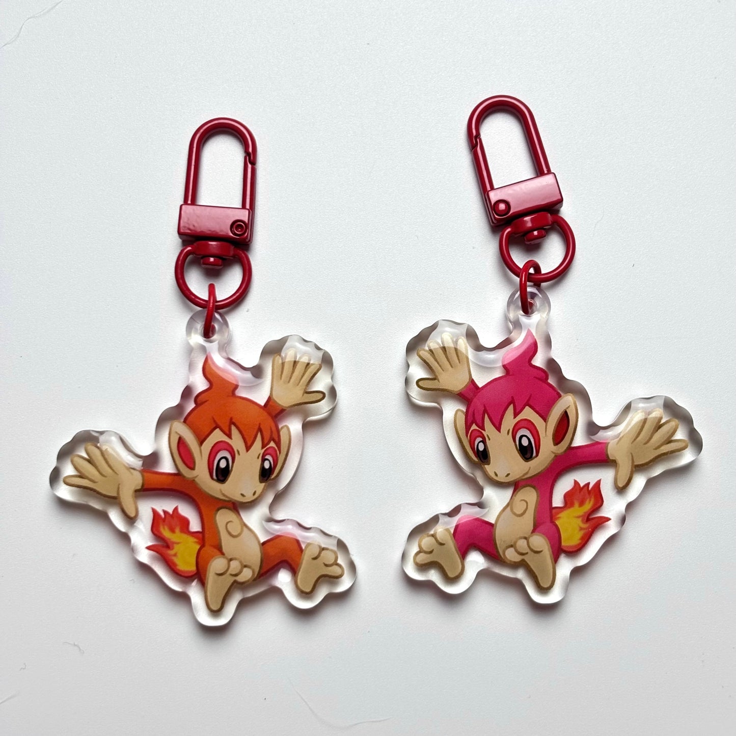 Double Sided Acrylic Charm Keychains