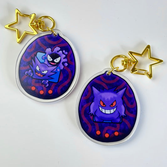 Ghost Trio Acrylic Charm