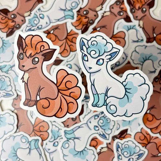 Five Tail Fox Vinyl Stickers