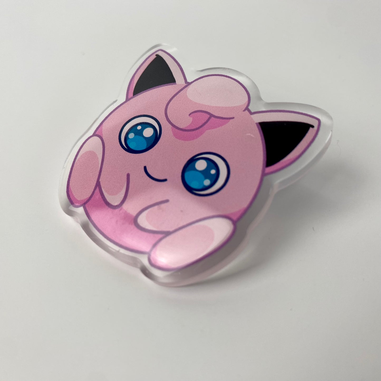 Pink Ball Acrylic Pin
