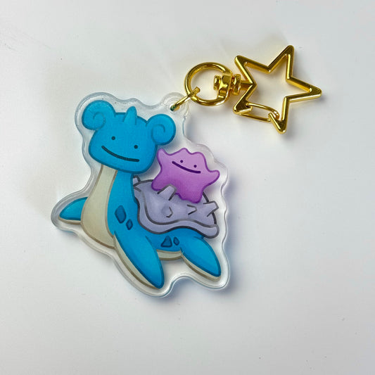 Transforming Turtle Acrylic Charm