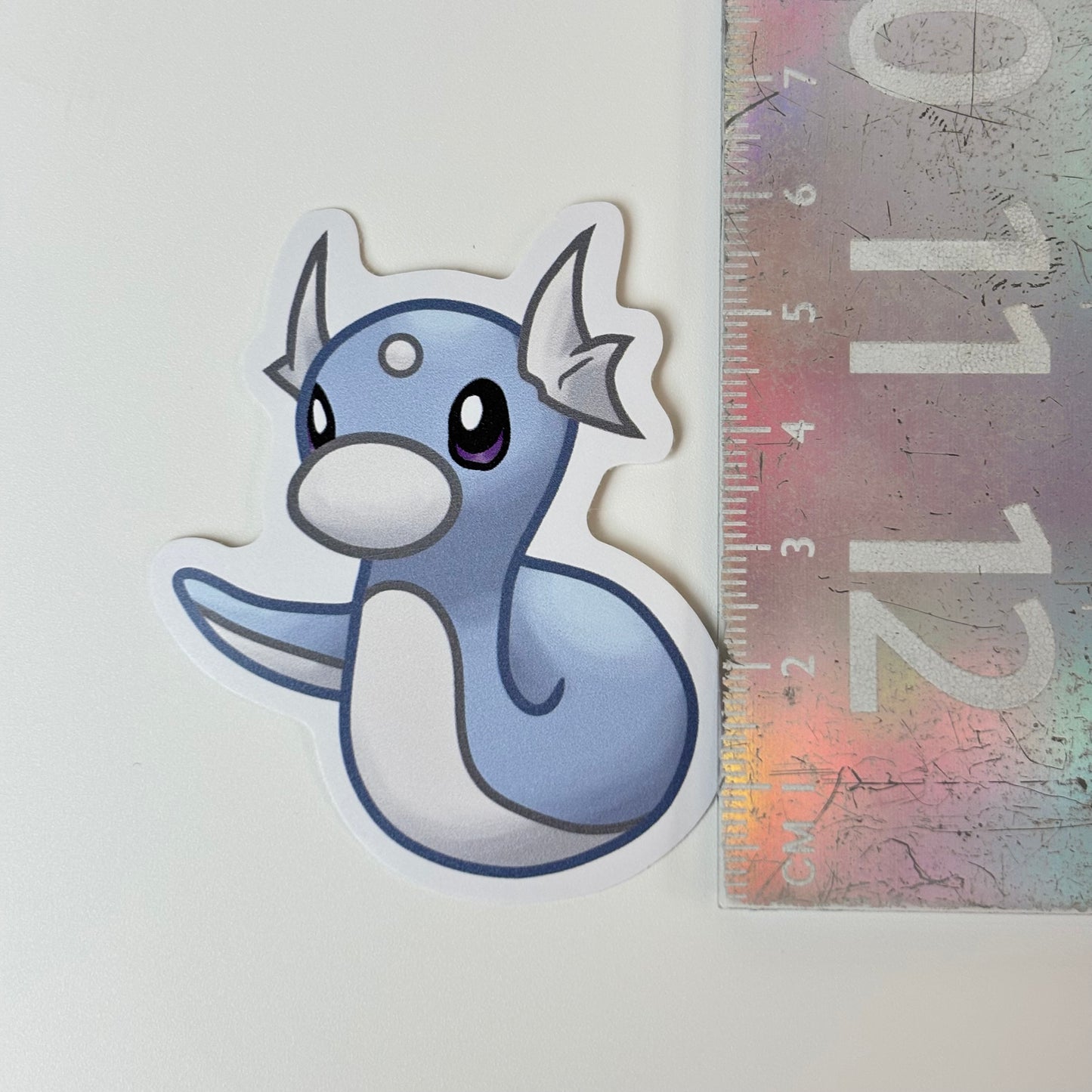 Wiggly Dragon Vinyl Sticker