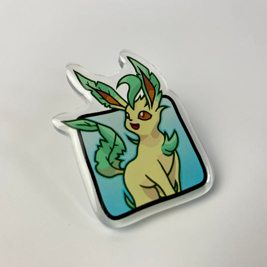 Grass Evolution Acrylic Pin
