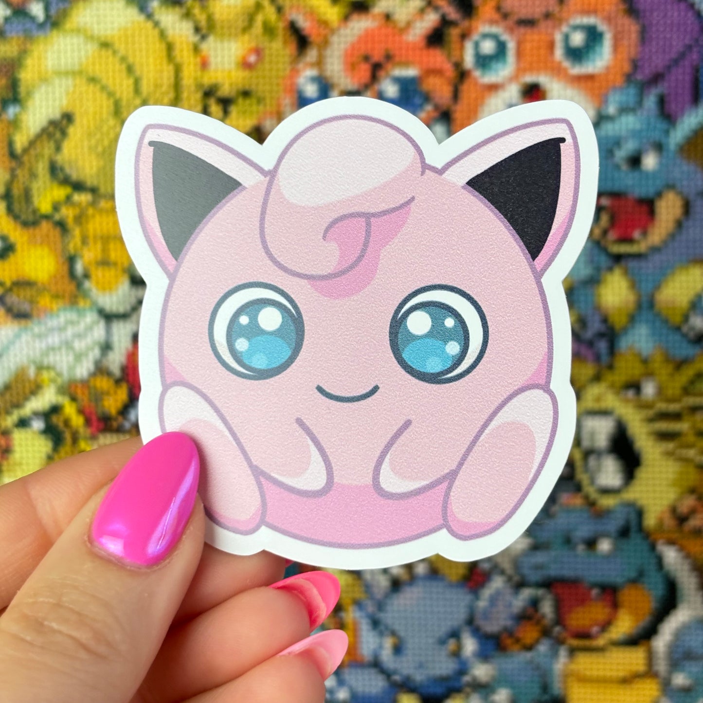 Pink Singer Vinyl Sticker