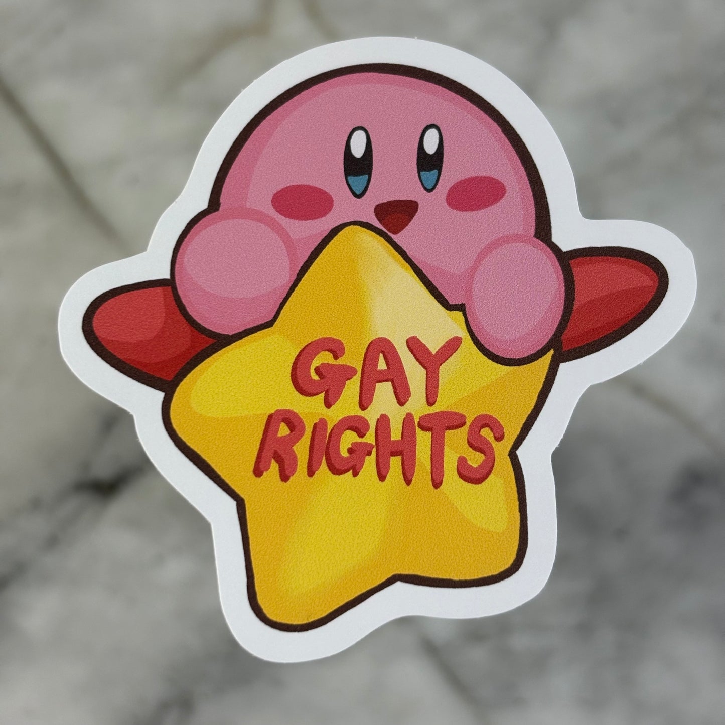 Pink Pride Vinyl Stickers