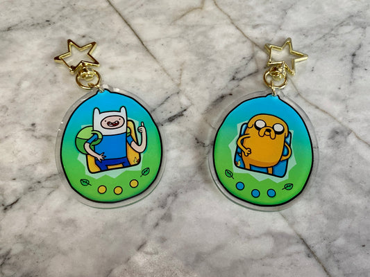 Finn and Jake Acrylic Charm