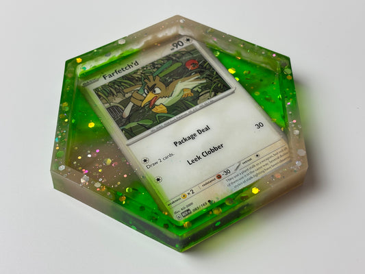 Farfetch'd Trading Card Drinks Coaster