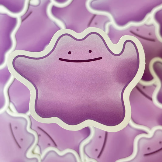 Transforming Blob Vinyl Sticker