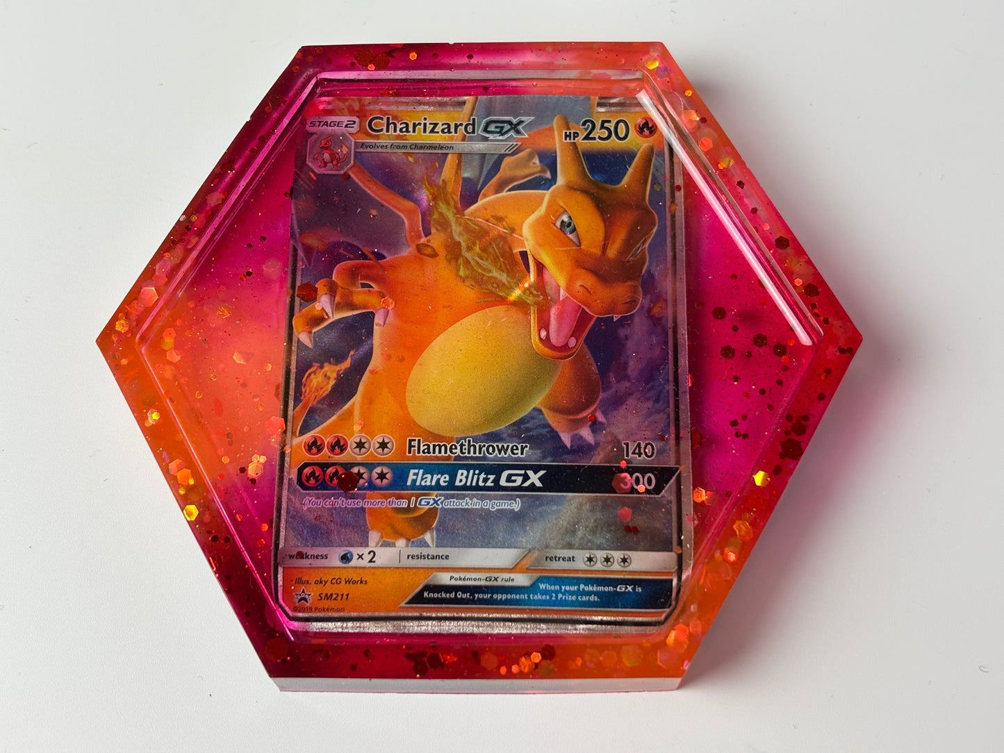 Charizard Trading Card Drinks Coaster