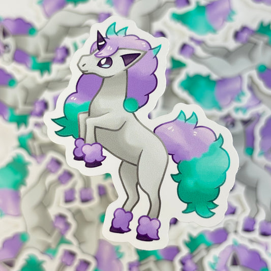Fabulous Unicorn Vinyl Sticker