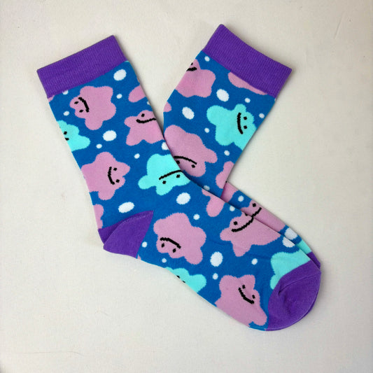 Transforming Blob Crew Socks
