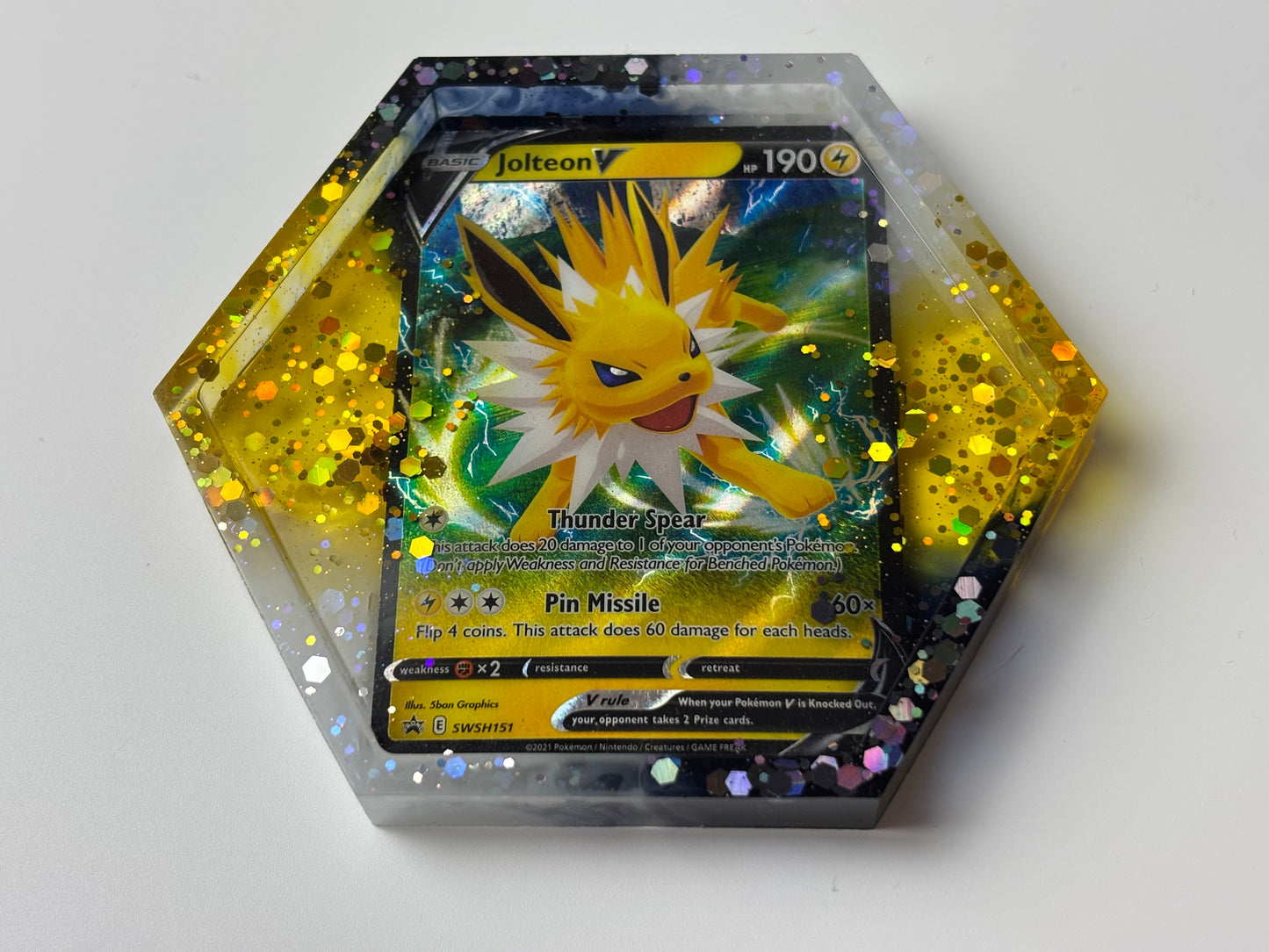 Jolteon Trading Card Drinks Coaster