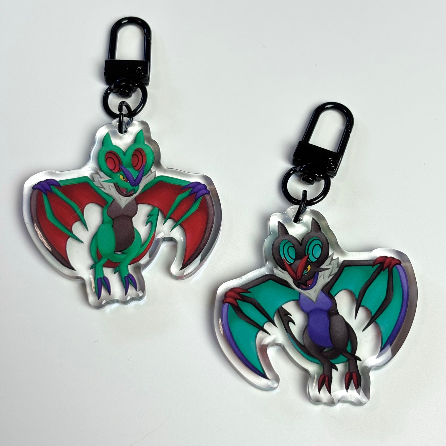 Double Sided Acrylic Charm Keychains
