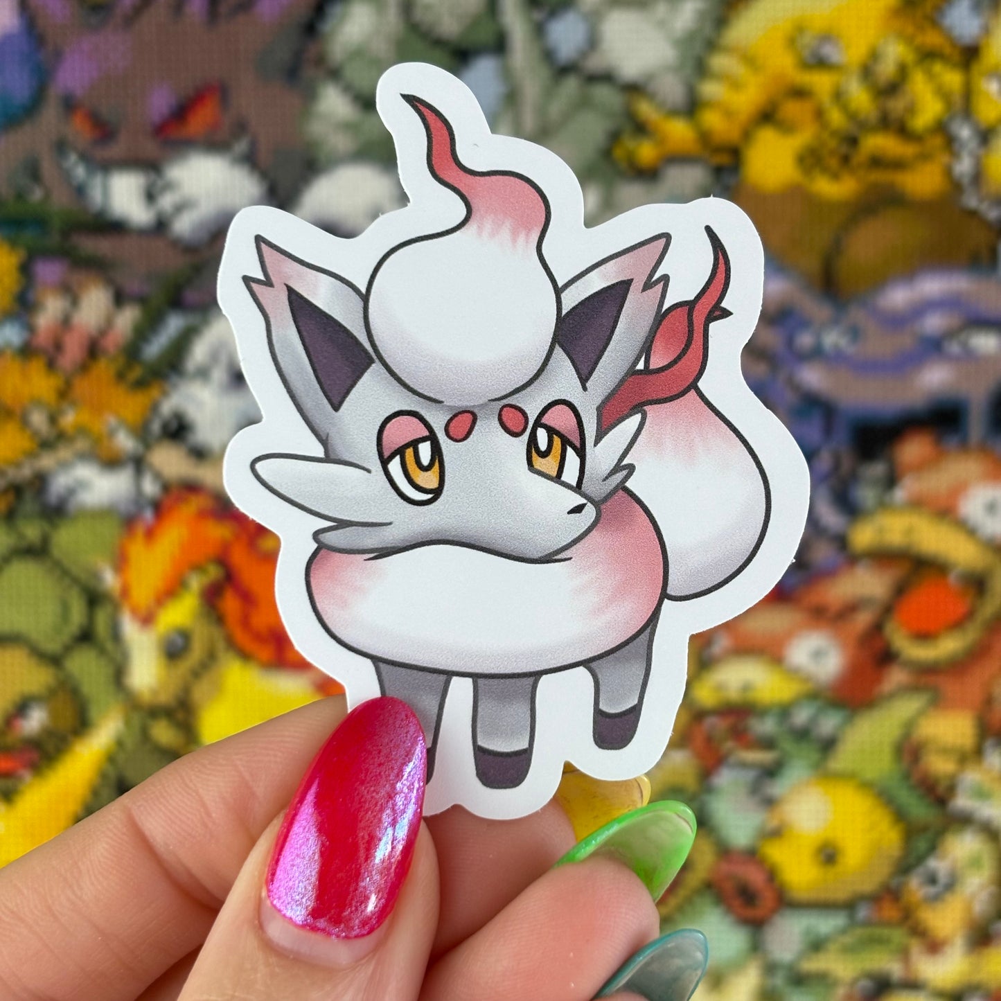 Spooky Fox Vinyl Stickers