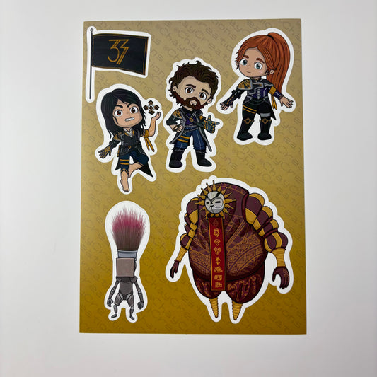 Clair Obscur Vinyl Sticker Sheet