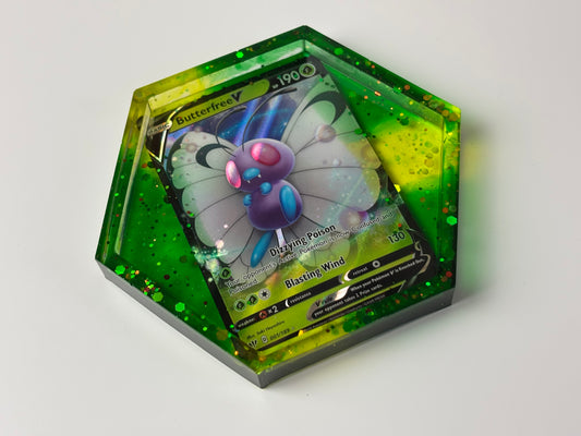 Butterfree Trading Card Drinks Coaster