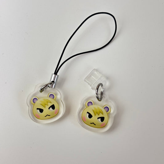 Marshal Squirrel Villager Phone Charms
