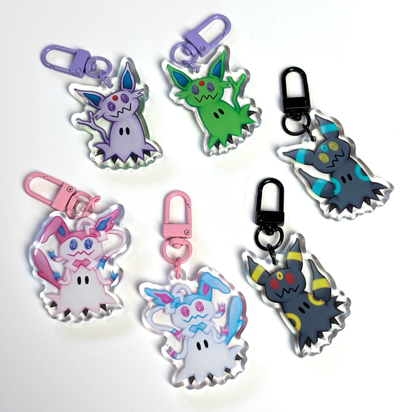 Double Sided Acrylic Charm Keychains