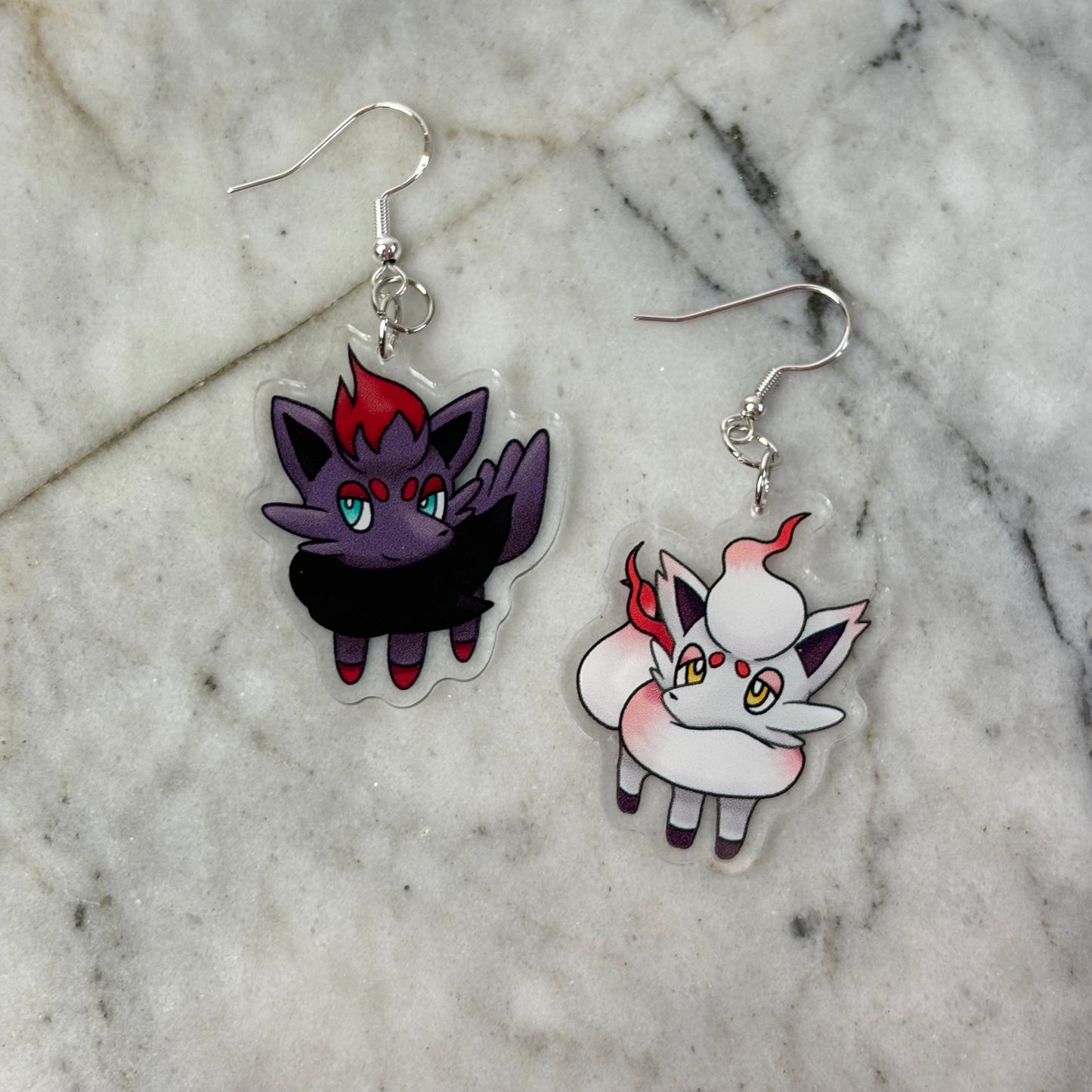 Spooky Foxes Drop Earrings