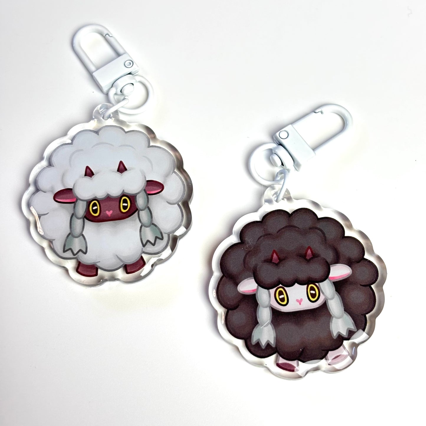Double Sided Acrylic Charm Keychains