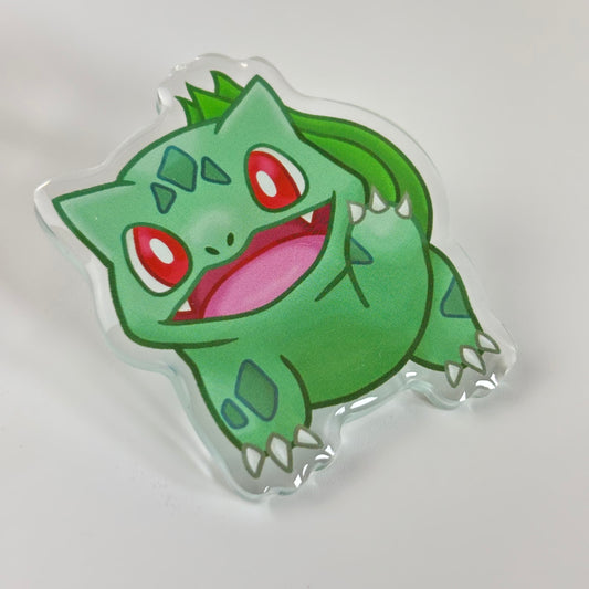 Bulb Dino Acrylic Pin