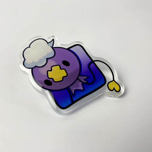 Ghost Balloon Acrylic Pin